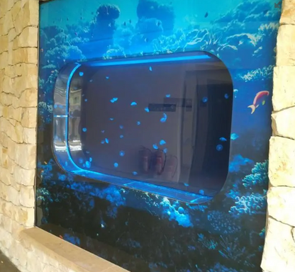 Custom oval jellyfish aquarium